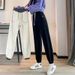 Lamb Wool Jogger For Women, Autumn And Winter Fleece-Lined Thickened European Cotton Velvet Lantern Pants, Loose Warm_ecoleips.com