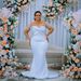 2026 New Style Cross Border Bridal Gown Mermaid Tail Slimming High Waisted Long Train Heavy Duty Women's Wedding Party Wear Suitable for Performances_ecoleips.com