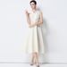 Elegant V-Neck Sleeveless Cocktail Dress With Oversized Bow & Cinched Waist – Flowing Skirt & Belt Included_ecoleips.com