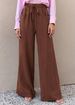 Women's Clothing High Waist Wide Leg Pants Casual Loose Fit Drawstring Solid Color Fashion Bottoms_ecoleips.com