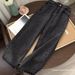 Straight High-waisted Jeans For Female Students, 2026 New Korean Version, Loose Retro Wide-leg BF Hyuna Style_ecoleips.com