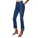 Women's Clothing Spring And Summer Casual Slim Fashion Slim Denim Cropped Trousers_ecoleips.com