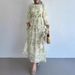 Women's Clothing Muslim Print Long Fashion Elegant Dress_ecoleips.com