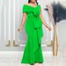 Women's Clothing Fashion Tube Top Oblique Collar Sexy Slim Evening Dress_ecoleips.com