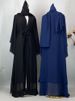 Ramadan Chiffon Open Abaya Dubai Turkey Kaftan Muslim For Women Kimono Modest Robe Femme Caftan Marocain Islam Clothing Dress_ecoleips.com