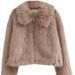 Europe, America, Autumn And Winter New Fur Women's Artificial Fur Coat Long-sleeved Jacket Zipper Jacket To Keep Warm_ecoleips.com