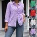 Women's Clothing Spring And Summer New Shirt Collar Loose Embroidery Hollow Large Size Shirt Tops For Women_ecoleips.com