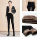 Fleece-Lined Thickened Stretch High-Waisted Jeans For Women, Autumn And Winter, Plus Size, Slimming, Elastic Waist,_ecoleips.com