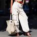 Women's Retro Utility Cargo Pants – Oversized Straight-Leg Drop Hem Workwear Trousers With Multi-Pockets_ecoleips.com