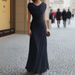 Casual Party Dress For Women Elegant Pleated Design Droopy Neck_ecoleips.com