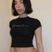 Summer European American New Cross-border Street Style Short Crop Top T-shirt With Letter Rhinestones And Round Neck_ecoleips.com