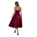 Women's Clothing Casual Simple Style Suspenders A Line Long Skirt Dress_ecoleips.com
