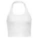 Women's Clothing Girl Halter Neck Backless Small Sling Female Slim Short Navel Exposed Solid Color Thread Versatile Short Top Trendy Summer_ecoleips.com
