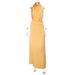 YJ25238 Women's Halter Neck Satin Dress Backless Long Evening Gown European American Style Cross Border Fashion_ecoleips.com