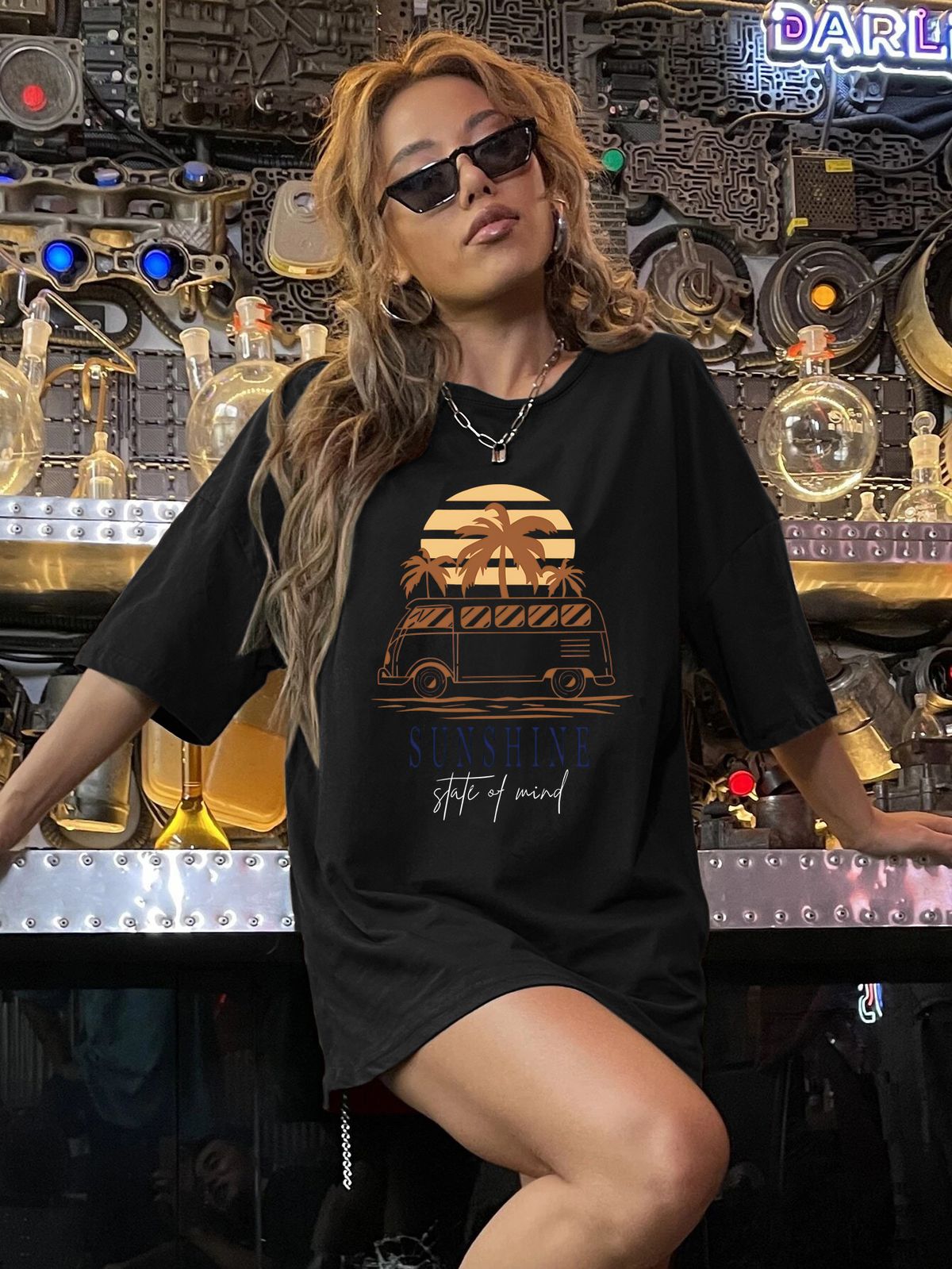 Women's Casual Multi-Color round Neck Short Sleeve T-Shirt Breathable Solid Color Printed Fashion Top for Spring/Autumn Summer_ecoleips.com