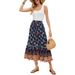 Cross-border Foreign Trade European And American Women's Clothing, New Spring-summer Rayon Bohemian Vacation Skirt,_ecoleips.com