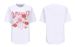 Cross-Border Summer New Mardi Zou Chrysanthemum Print Letter Unisex Round Neck Short Sleeve T-Shirt Size 4_ecoleips.com