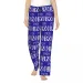 Custom Zeta Phi Beta Sorority Logo Greek Letter 1920 Women Pajama Pants Lounge Sleep Sleepwear Bottoms With Pockets_ecoleips.com