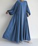 Verve Muslim Women's Clothing Simple Outfit Abaya Dress Robe MSL101_ecoleips.com