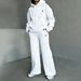 Gothic Print Sweatshirt And Pants Set Wide Leg Straight Leg Pants European American Style Autumn Winter Hot Selling Hoodie_ecoleips.com