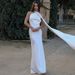 Elegant Long Dress for Women European American Style Sexy Backless Slim Fit with Ribbons Fashion Wholesale_ecoleips.com