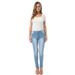 Cross-border Foreign Trade European And American Women's High-elasticity Jeans Pencil Pants_ecoleips.com