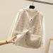 Women's Clothing Short Fleece Vest Winter Warm Faux Shearling Jacket Cozy Plush Sleeveless Coat With Pockets_ecoleips.com