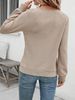 2024 European American Cross-border Foreign Trade Women's Clothing Autumn And Winter New Solid Color V-neck Loose_ecoleips.com