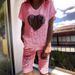 Women's Clothing Casual Loose Women's Heart Shaped Sequin Decoration Suit Cotton And Linen Loose Shorts_ecoleips.com