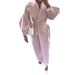 Elegant Vintage-Inspired Long Wool Coat For Women - Winter Fashion With Lantern Sleeves & Notched Lapel (Multiple Colors & Sizes Available)_ecoleips.com