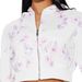 Women's Casual Sportswear Set Autumn Hooded Zipper Long Sleeved Floral Elastic Waist Jogging Shorts_ecoleips.com