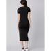 Aria Basics Aria Basics In-stock European American Cross-border And New Women's Fashion Sexy Slim-fit Bodycon Dress_ecoleips.com