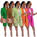 Women's Clothing suit jacket shorts suit OL office commuting solid color spring and autumn_ecoleips.com
