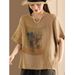 A Casual, Commuting-Style Short-Sleeved Top With A Hong Kong-Inspired Design; Made Of Comfortable Cotton-Linen Fabric Fo_ecoleips.com