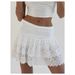 2026 European American French Style Lace Splicing Mini Skirt_ecoleips.com
