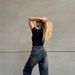 Cro-border European And American Veratile High Wait Jean New Slimming Retro Straight Looe Draped Floor-length_ecoleips.com