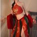Sexy Lingerie Nightwear Pure Hanfu Belly Pocket Set Sexy Classical Embroidery Perspective_ecoleips.com