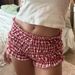 Aria Basics Aria Basics Cross-border Women's European And American Casual Plaid Shorts, Fashionable Ruffled Sexy Low-waist Ultra-short Shorts_ecoleips.com