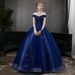 Colorful Tulle Women's Long Evening Gown For Stage Performance Annual Meeting New Style Ball Dress_ecoleips.com