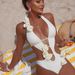 3D Floral Cutout One-Piece Swimsuit – Sexy High-Cut Monokini With Removable Padding For Women (Black/White, S/M/L)_ecoleips.com