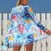 Flowy Chiffon Cover-Up & High-Cut Bikini - Quick-Dry Polyester - Sexy Printed Swimsuits For Beach & Pool - S/M/L/XL"_ecoleips.com