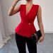 Women's Clothing Color Fashion Elegant Vest_ecoleips.com