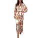 Women's Clothing Fashion Two Piece Set Printed Loose Fitting Shirt Wide Leg Pants_ecoleips.com