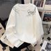Men's Women's Heavyweight Fleece Lined Sweatshirt Hong Kong Style Couple Top Chinese Style round Neck Thick Sweatshirt for Autumn Winter_ecoleips.com