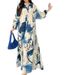 Elegant Bohemian Summer Maxi Dress for Women Lightweight Breathable Floral Print for Beach Travel Casual Wear_ecoleips.com