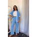 Women's Clothing Spring And Summer New Comfortable Casual Single Breasted Lace Stitching Trousers Shirt Jacket_ecoleips.com