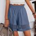 Women's Clothing Summer New Women's Casual Lace Shorts_ecoleips.com