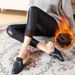 Women's Clothing Faux Leather Leggings - Winter Fleece-Lined Thermal Pants With High Elasticity & Slimming Fit_ecoleips.com