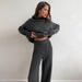 Cross-Border Turtleneck Sweater For Women, European American Style, Autumn And Winter New Loose Casual Thick Knitted_ecoleips.com