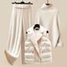 Women's Clothing Thickened Vest Turtleneck Knitted Sweater Wide Leg Pants Three Piece Suit Autumn And Winter New_ecoleips.com